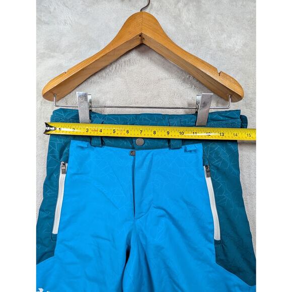 Peak Performance Snow Pants Ski Snowboard Size Junior Size 150 Blue Pink - Picture 3 of 9